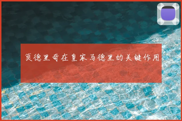 莫德里奇在皇家马德里的关键作用